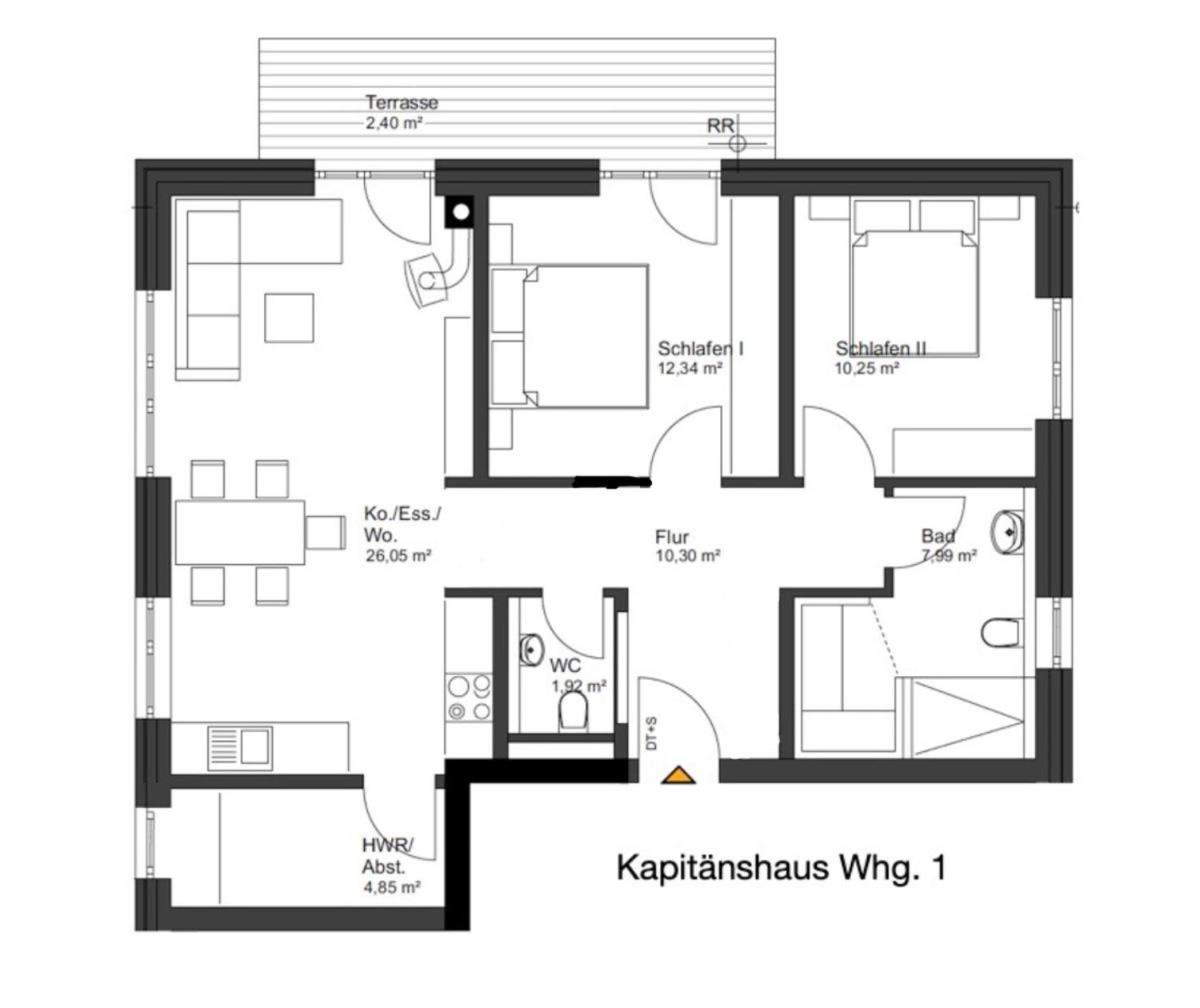 Kapitaenshaus 1 Apartment เคลเลนฮูเซน ภายนอก รูปภาพ
